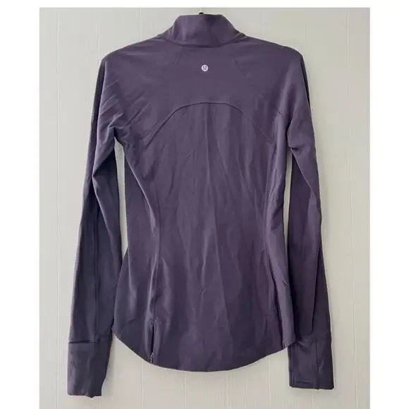 Lululemon Fast As Light 1/2 Zip Boysenberry Size 4 - Picture 2 of 7